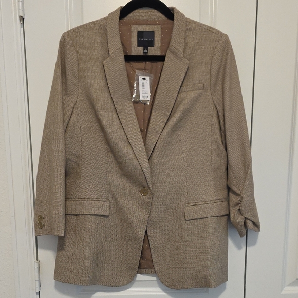 The Limited Jackets & Blazers - The Limited Beige Women's Blazer